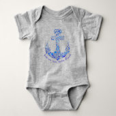 Myrtle Beach South Carolina Fun Nautical Art Romper (Voorkant)