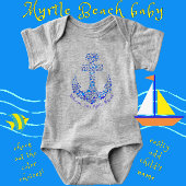 Myrtle Beach South Carolina Fun Nautical Art Romper