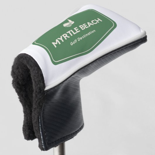 Myrtle Beach South Carolina Golfbestemming Golfheadcover (3/4 voorkant)