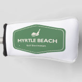 Myrtle Beach South Carolina Golfbestemming Golfheadcover (Voorkant)