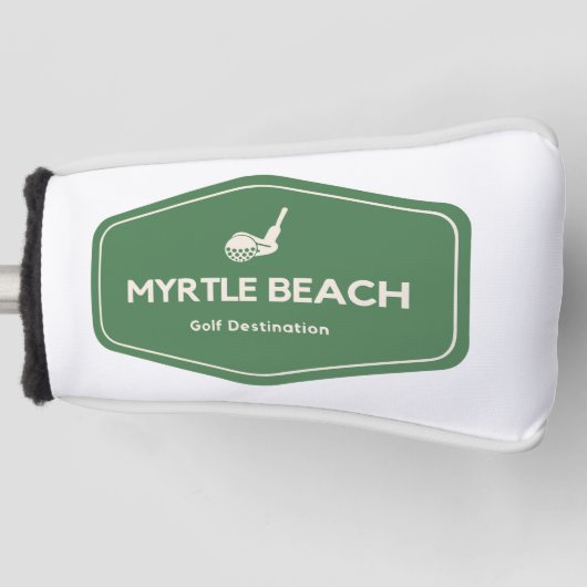 Myrtle Beach South Carolina Golfbestemming Golfheadcover (Voorkant)