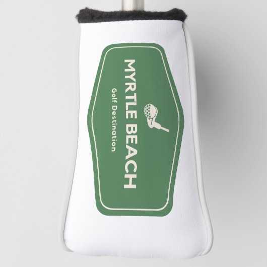 Myrtle Beach South Carolina Golfbestemming Golfheadcover (Draai 90)