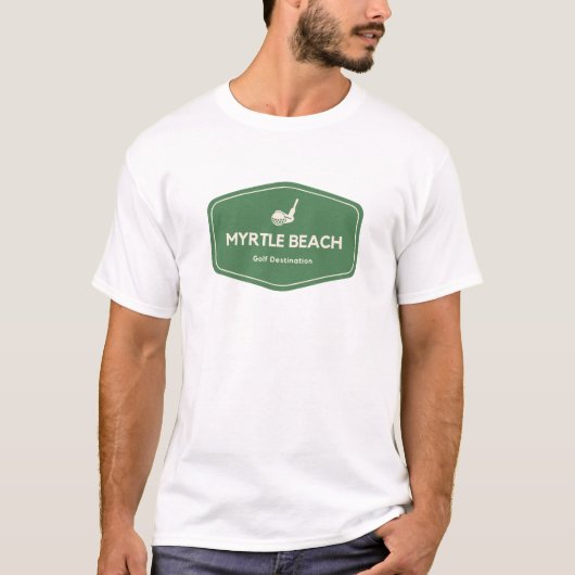 Myrtle Beach South Carolina Golfbestemming T-shirt (Voorkant)