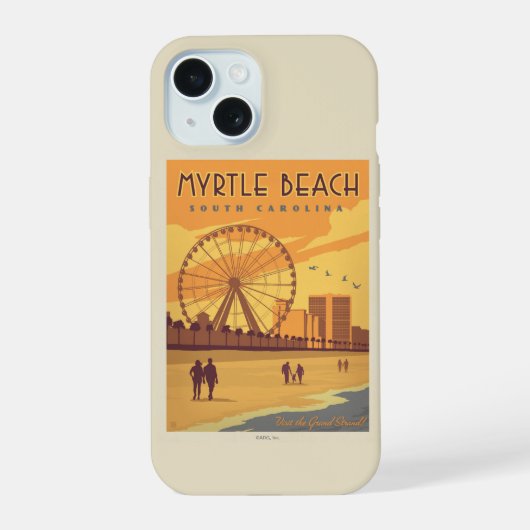 Myrtle Beach | South Carolina iPhone 15 Case (Achterkant)