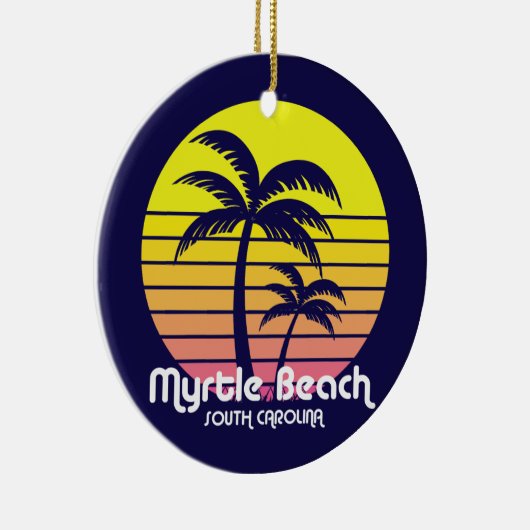 Myrtle Beach, South Carolina Keramisch Ornament (Rechts)