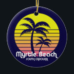Myrtle Beach, South Carolina Keramisch Ornament<br><div class="desc">Myrtle Beach, South Carolina</div>