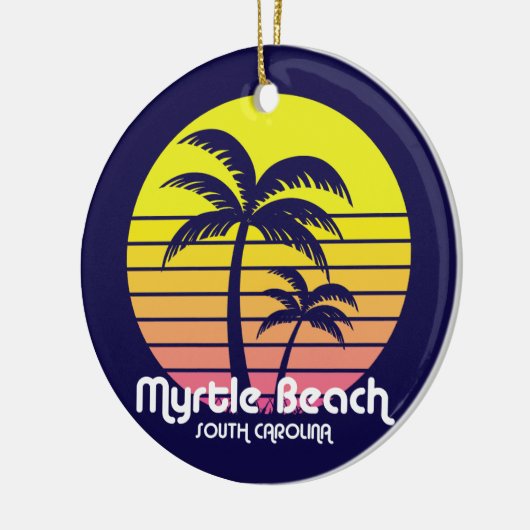 Myrtle Beach, South Carolina Keramisch Ornament (Links)