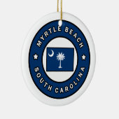Myrtle Beach South Carolina Keramisch Ornament (Rechts)