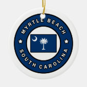 Myrtle Beach South Carolina Keramisch Ornament (Voorkant)