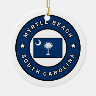 Myrtle Beach South Carolina Keramisch Ornament