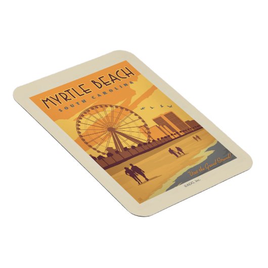 Myrtle Beach | South Carolina Magneet (Rechterzijde)