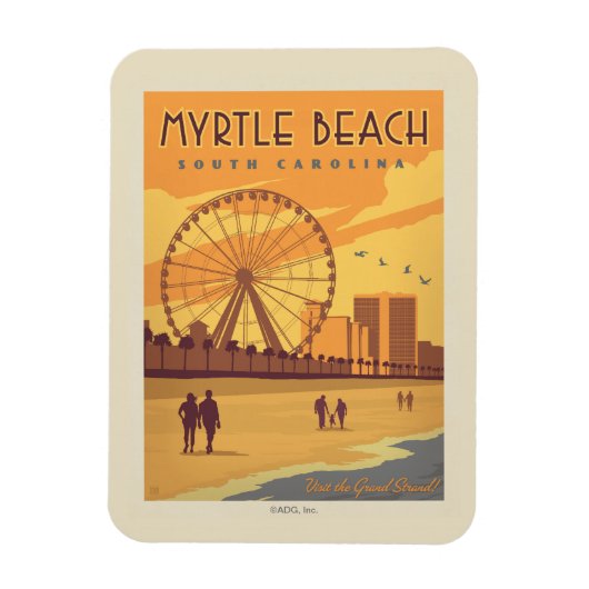 Myrtle Beach | South Carolina Magneet (Verticaal)