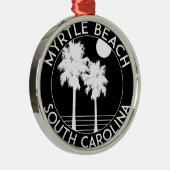 Myrtle Beach South Carolina Metalen Ornament (Rechts)