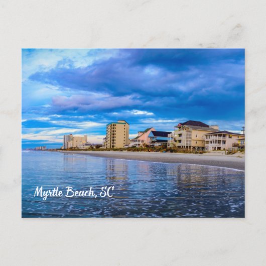 Myrtle Beach, South Carolina Ocean Beach Uitzicht Briefkaart (Voorkant)