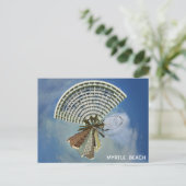 Myrtle Beach South Carolina Panorama Travel Foto Briefkaart (Staand voorkant)