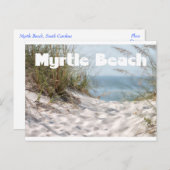 Myrtle Beach, South Carolina Post Card Briefkaart (Voorkant / Achterkant)