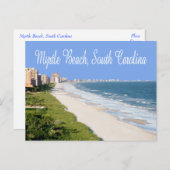 Myrtle Beach, South Carolina Post Card Briefkaart (Voorkant / Achterkant)