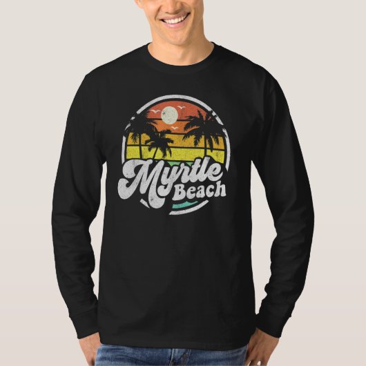 Myrtle Beach South Carolina Retro 70s  Vaca T-shirt (Voorkant)