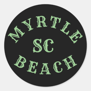 Myrtle Beach, South Carolina Ronde Sticker