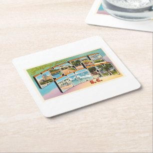 Myrtle Beach South Carolina SC  Briefkaart- Kartonnen Onderzetters