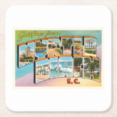 Myrtle Beach South Carolina SC  Briefkaart- Kartonnen Onderzetters (Voorkant)