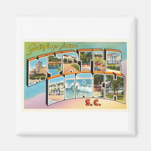 Myrtle Beach South Carolina SC  Briefkaart- Magneet