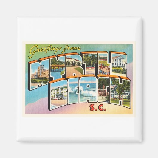 Myrtle Beach South Carolina SC  Briefkaart- Magneet (Voorkant)