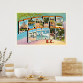 Myrtle Beach South Carolina SC  Briefkaart- Poster (Keuken)
