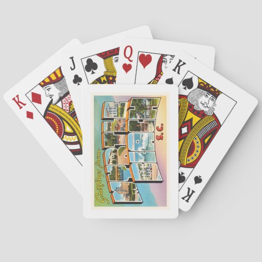 Myrtle Beach South Carolina SC Briefkaart- Speelkaarten (Achterkant)