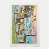 Myrtle Beach South Carolina SC  Briefkaart- Theedoek (Verticaal)