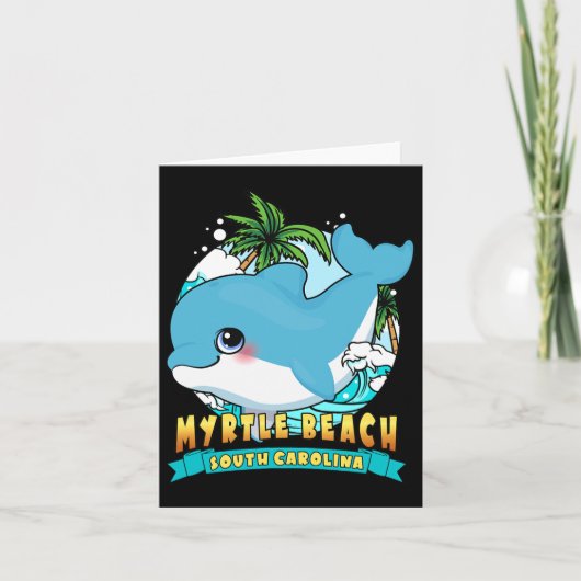 Myrtle Beach South Carolina Schattigee Ba Kaart (Voorkant)