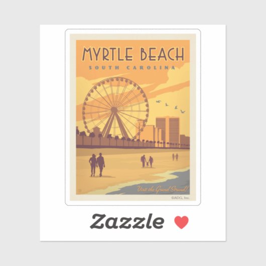 Myrtle Beach | South Carolina Sticker (Vel)