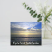 Myrtle Beach South Carolina Sunrise Briefkaart (Staand voorkant)