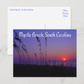 Myrtle Beach South Carolina Sunrise Briefkaart (Voorkant / Achterkant)
