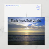 Myrtle Beach South Carolina Sunrise Briefkaart (Voorkant / Achterkant)