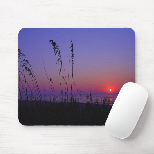 Myrtle Beach South Carolina Sunrise Ocean Mousepad Muismat (Met muis)