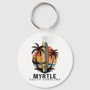 Myrtle Beach South Carolina Surfen Surfer _1  Sleutelhanger