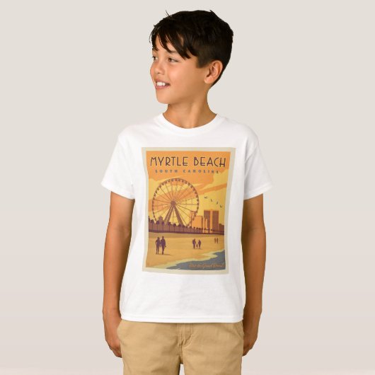 Myrtle Beach | South Carolina T-shirt (Voorkant volledig)