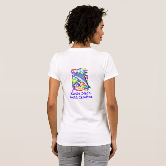Myrtle Beach, South Carolina T-shirt (Achterkant volledig)