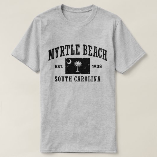 Myrtle Beach South Carolina T-shirt (Design voorkant)