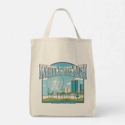 Myrtle Beach, South Carolina Tote Bag (Achterkant)