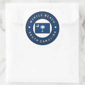 Myrtle Beach South Carolina Vierkante Sticker (Tas)