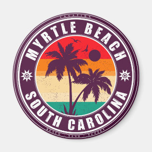 Myrtle Beach South Carolina - Vintage 60s Souvenir Magneet