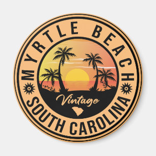 Myrtle Beach South Carolina - Vintage 60s Souvenir Magneet
