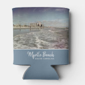 Myrtle Beach South Carolina Vintage Blikjeskoeler (Achterkant)