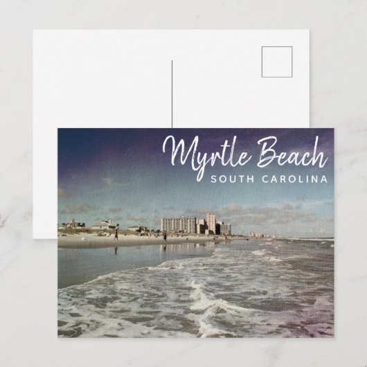 Myrtle Beach South Carolina Vintage Briefkaart (Voorkant / Achterkant)