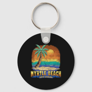 Myrtle Beach South Carolina Vintage in nood Sleutelhanger