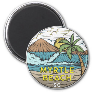 Myrtle Beach South Carolina Vintage Magneet