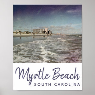 Myrtle Beach South Carolina Vintage Poster