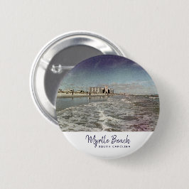 Myrtle Beach South Carolina Vintage Ronde Button 5,7 Cm